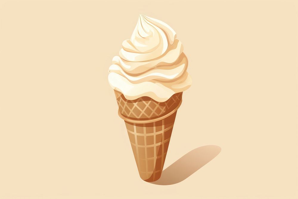 Ice cream cone food dessert chocolate. AI generated Image by rawpixel.