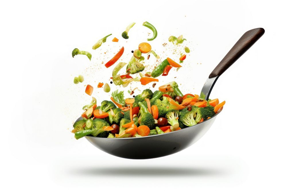 Food wok vegetable freshness. AI generated Image by rawpixel.