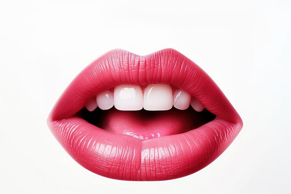 Teeth perfection lipstick smiling. AI generated Image by rawpixel.