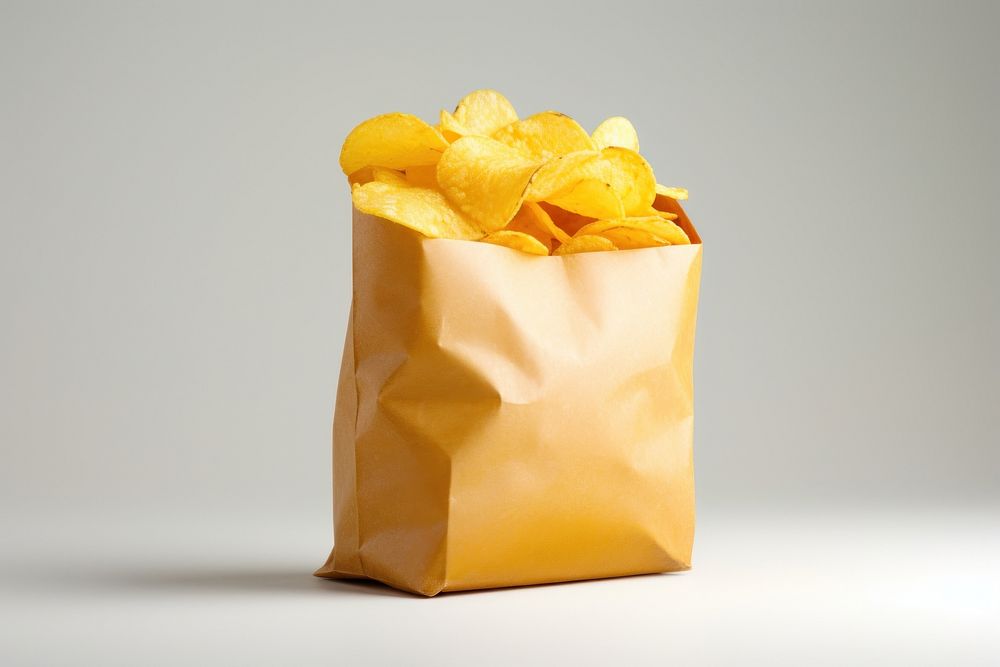 Crisps snack food bag. AI generated Image by rawpixel.