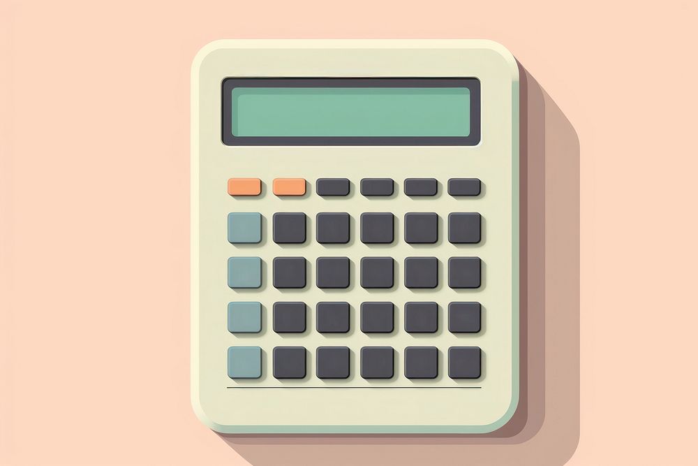 Calculator mathematics electronics technology. AI generated Image by rawpixel.