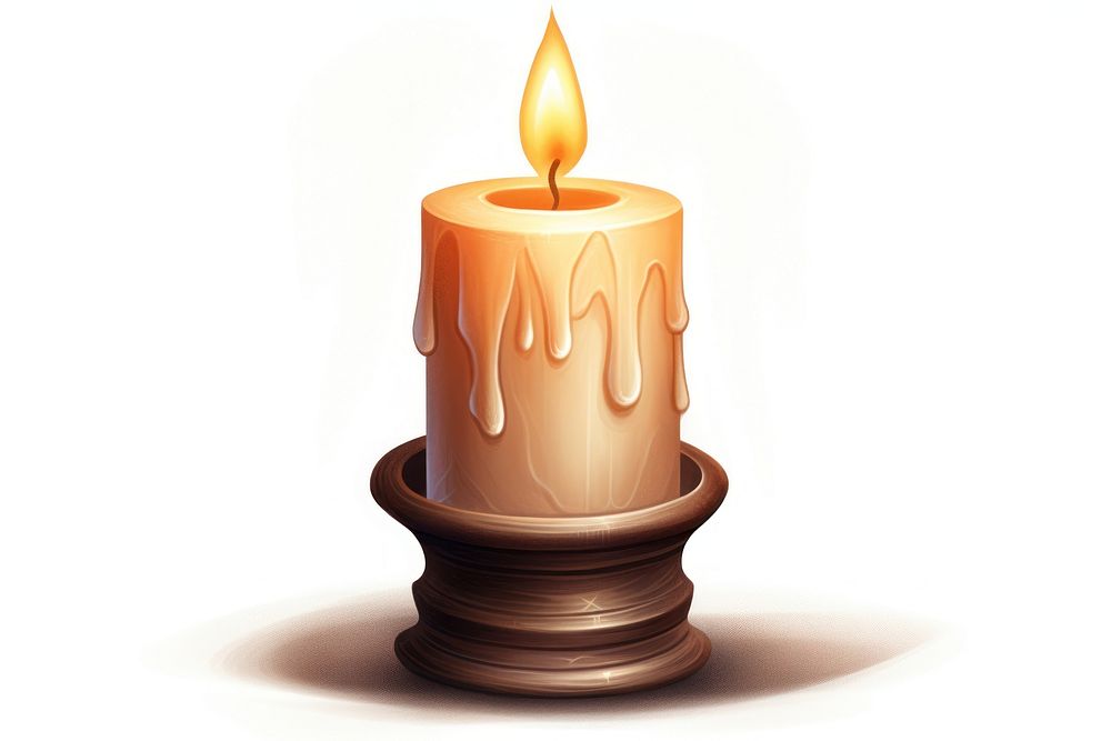 Candle illuminated celebration anniversary. AI generated Image by rawpixel.