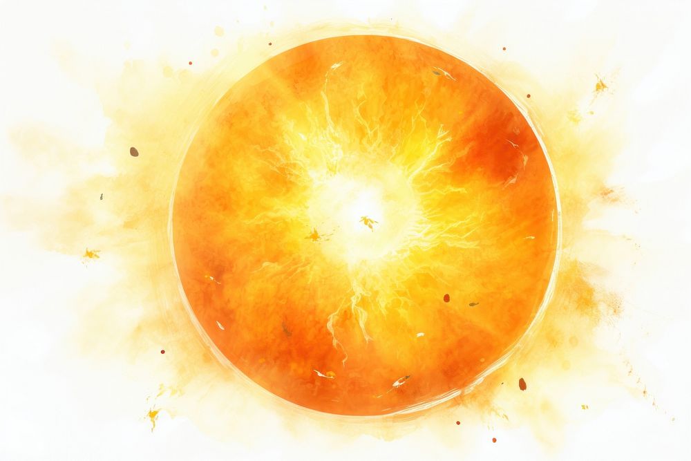 Sun backgrounds astronomy space. AI generated Image by rawpixel.