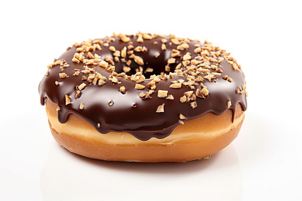 Donut dessert bagel food. AI generated Image by rawpixel.