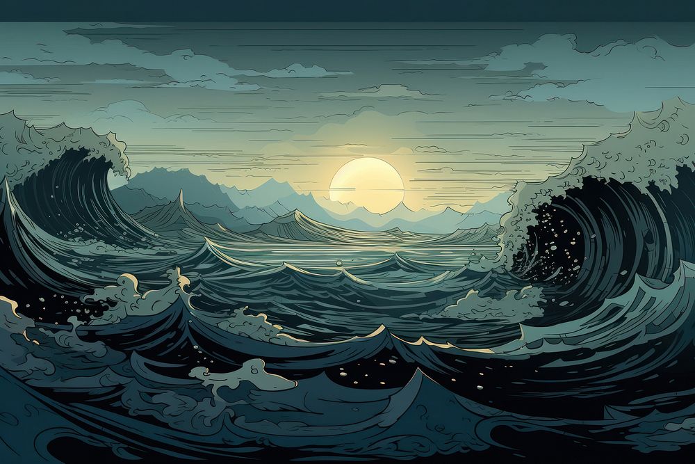 Sea nature ocean sky. 