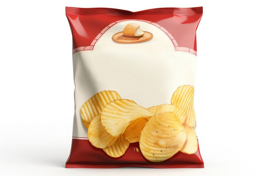 Potato chips package dessert snack food. AI generated Image by rawpixel.
