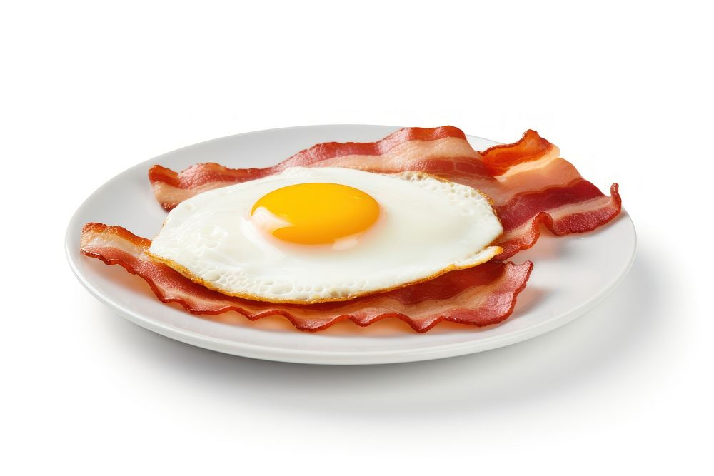 Breakfast egg bacon fried. AI generated Image by rawpixel.