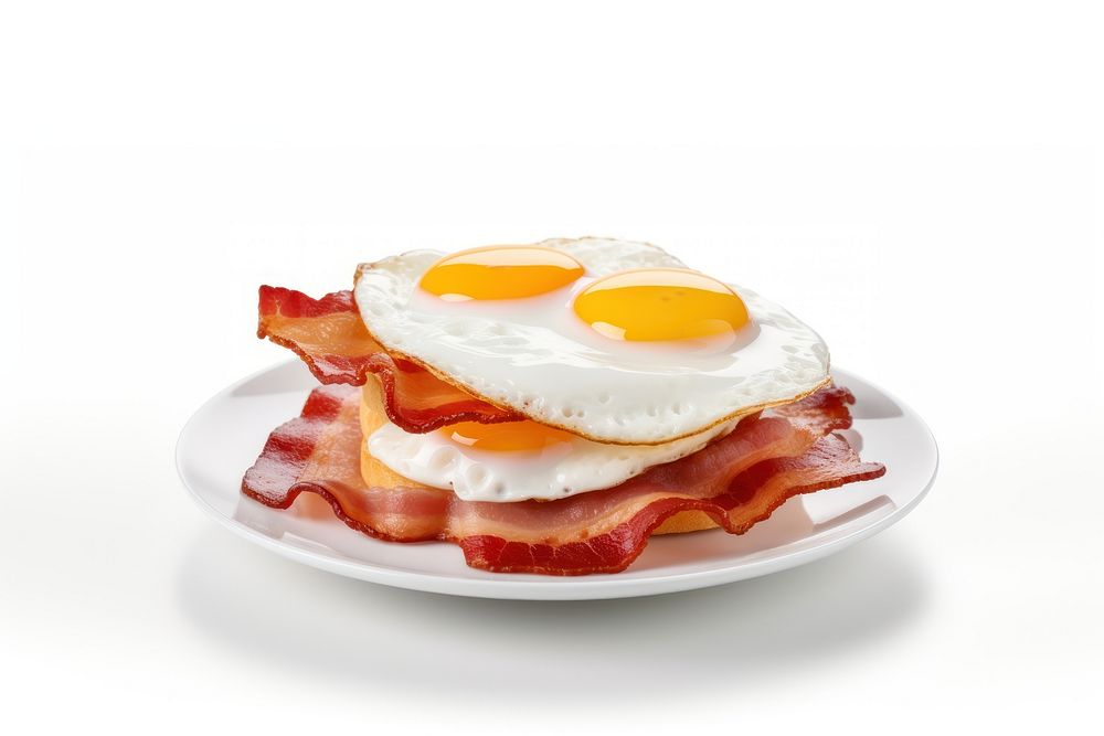Breakfast egg bacon fried. AI generated Image by rawpixel.