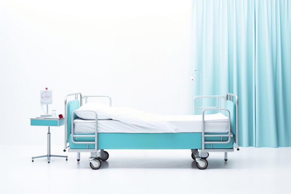 Healthcare furniture hospital bed. 