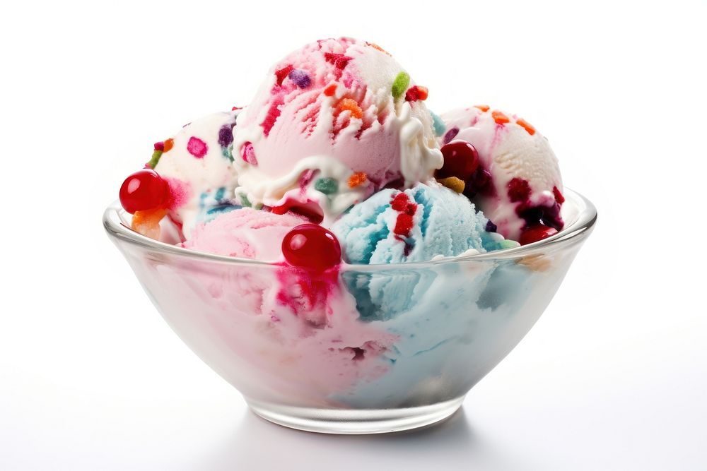 Ice cream dessert sundae food. AI generated Image by rawpixel.
