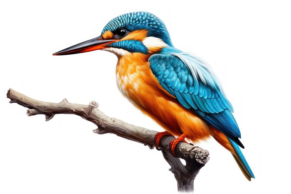 Kingfisher animal bird beak. AI | Free Photo Illustration - rawpixel