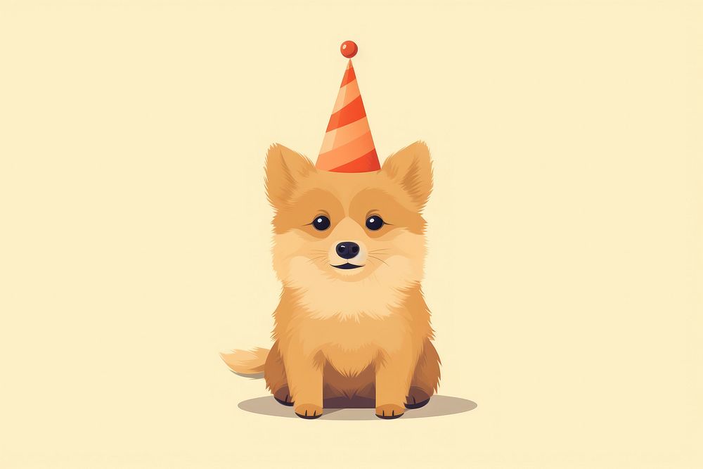 Dog mammal animal party. AI generated Image by rawpixel.