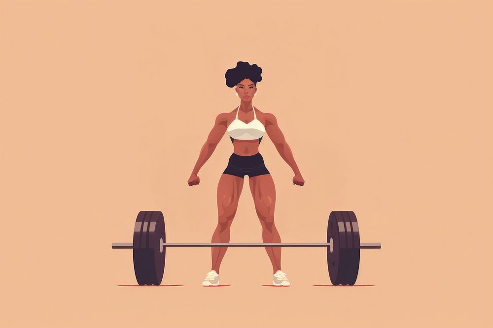 Deadlift sports gym determination. AI generated Image by rawpixel.