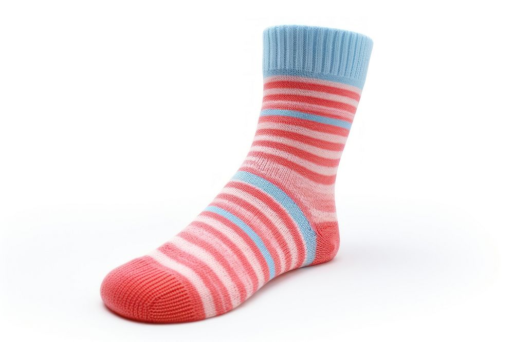 Sock white background relaxation fracture. AI generated Image by rawpixel.