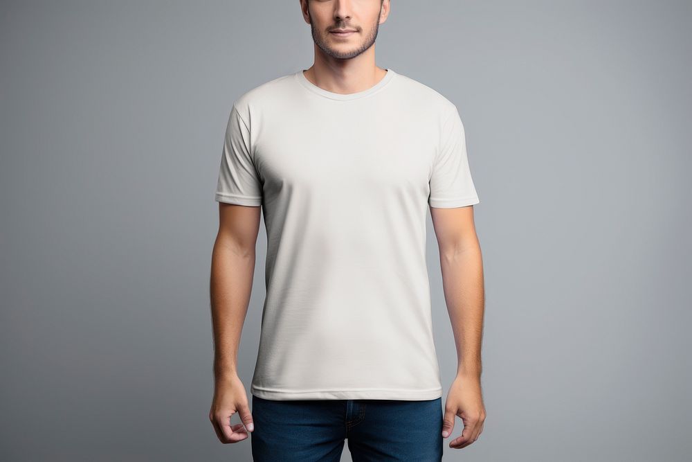 Men's t-shirt mockup, fashion psd