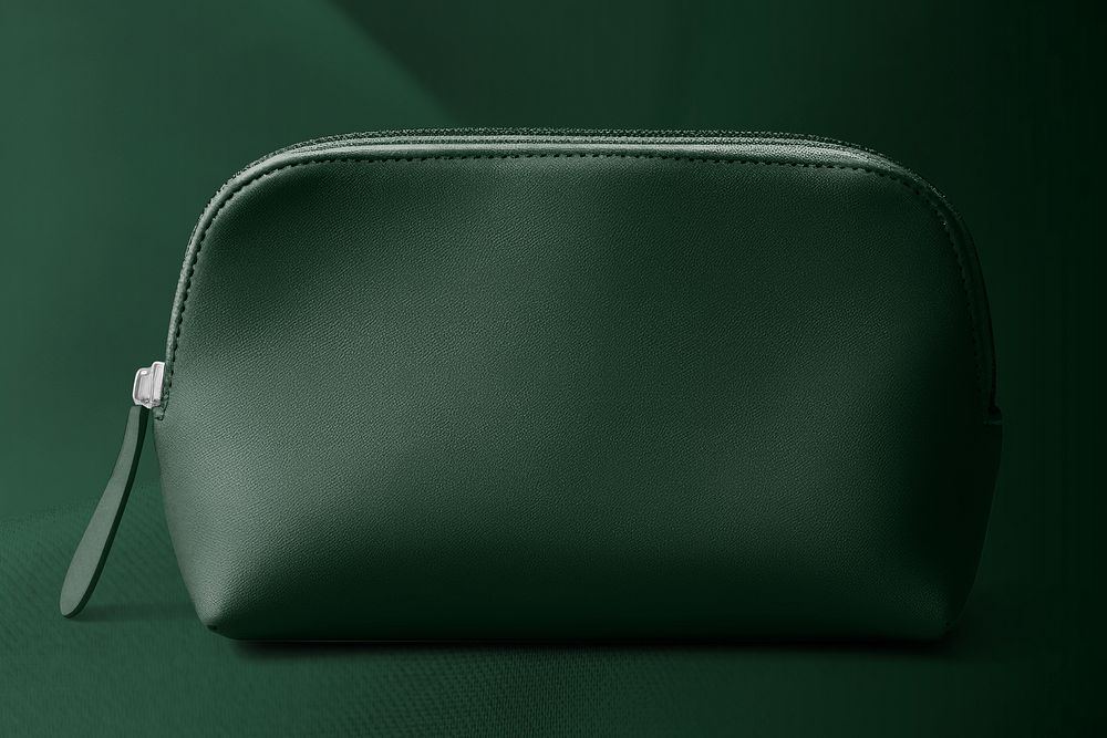 Green accessory bag, design resource