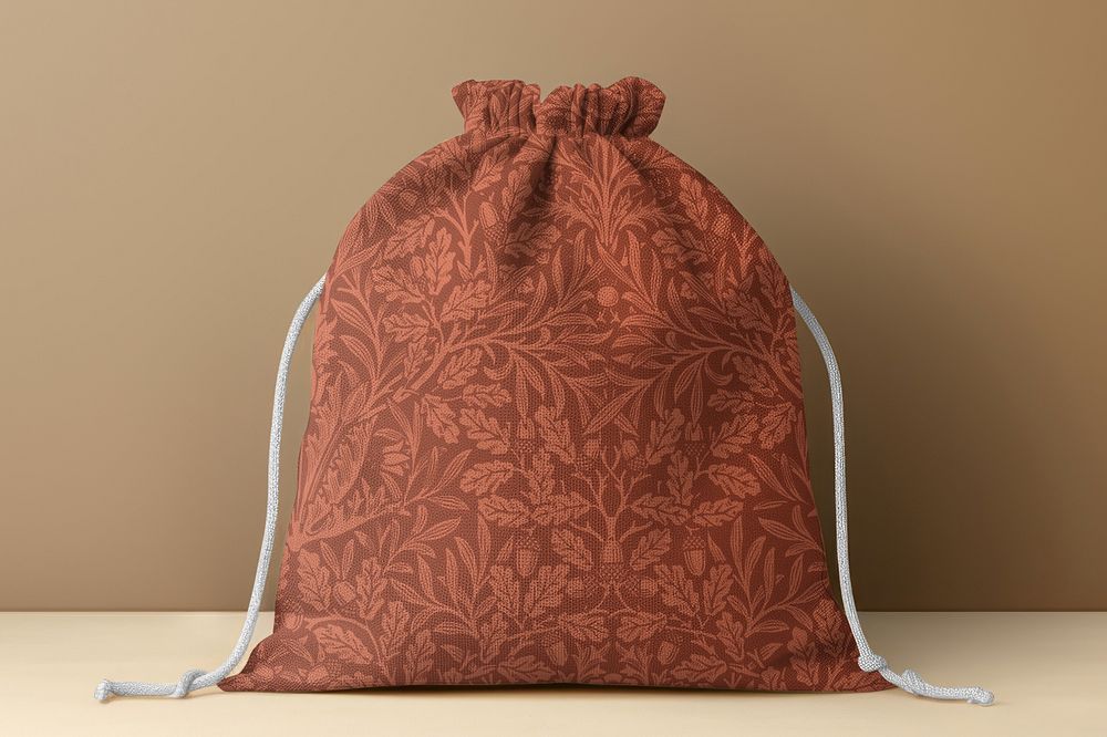 Brown sack bag, design resource