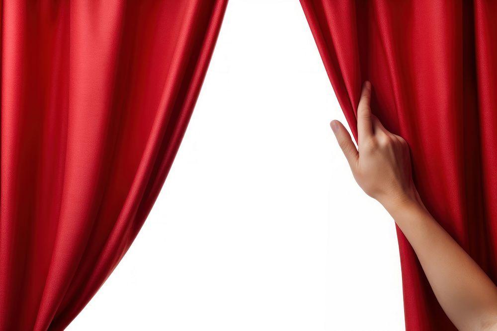 Curtain adult hand red. AI generated Image by rawpixel.