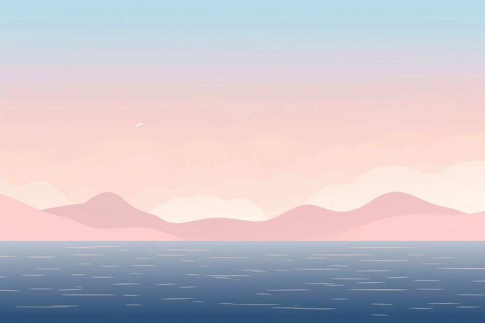 Seascape backgrounds outdoors horizon. AI generated Image by rawpixel.