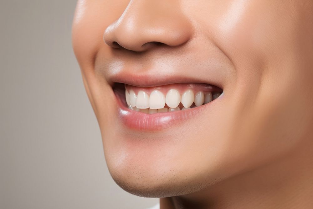 Smile teeth adult perfection. AI generated Image by rawpixel.