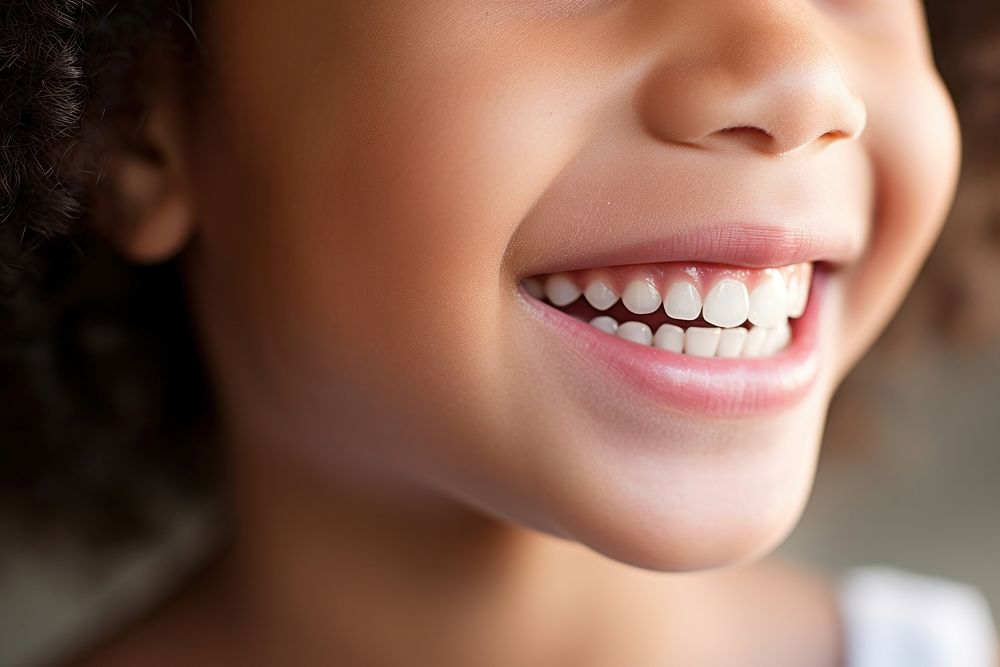 Kid teeth smile child. AI generated Image by rawpixel.