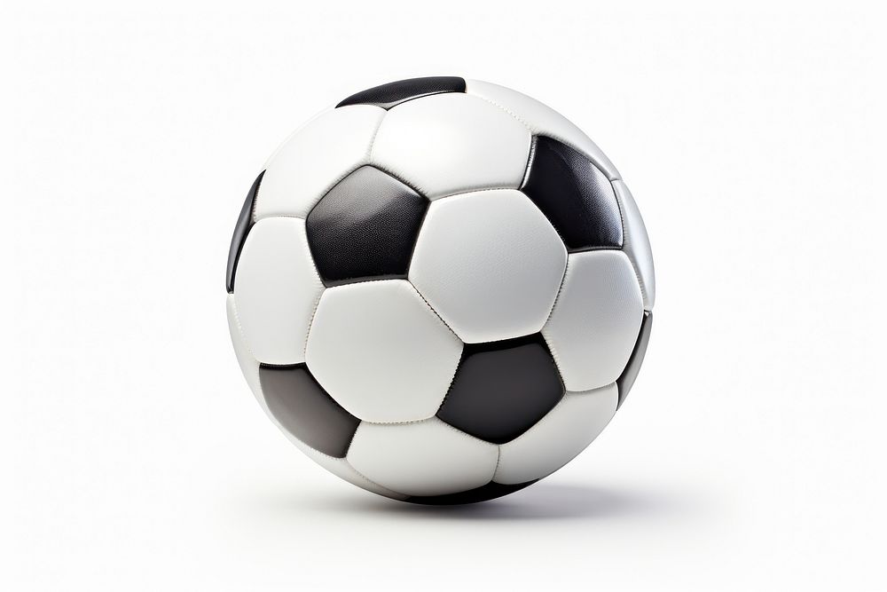 Soccer football ball soccer sports white background. AI generated Image by rawpixel.