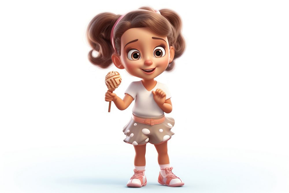 Cartoon cute doll toy. AI generated Image by rawpixel.