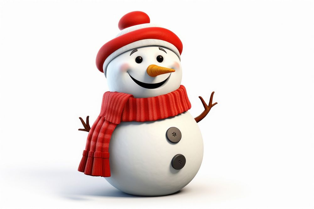 Snowman snowman cartoon winter. AI generated Image by rawpixel.