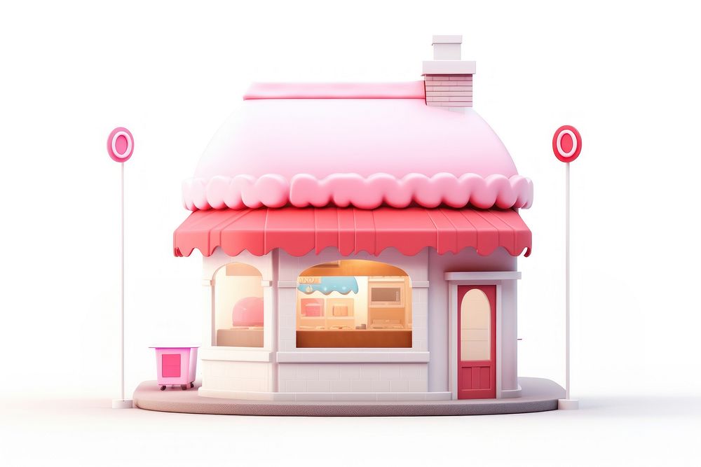 Cake white background confectionery architecture. AI generated Image by rawpixel.