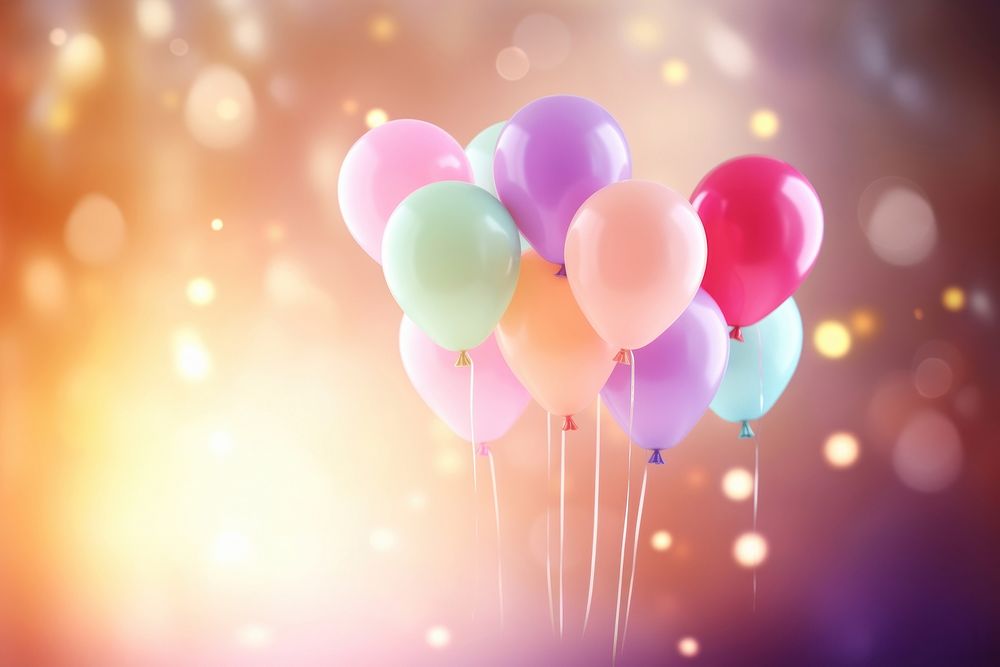 Balloon illuminated celebration anniversary