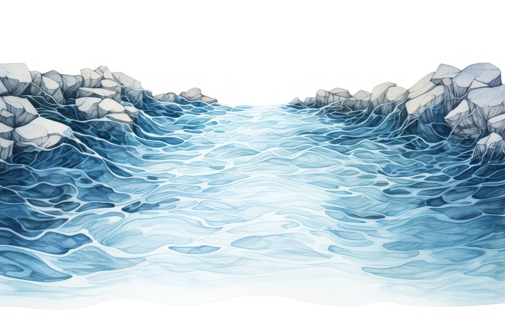 Outdoors nature ocean sea. AI generated Image by rawpixel.