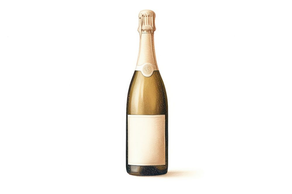 Champagne bottle drink wine. AI generated Image by rawpixel.
