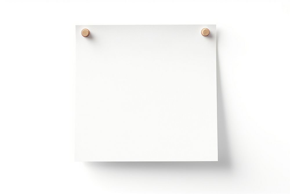 White note paper reminder text simplicity rectangle. AI generated Image by rawpixel.