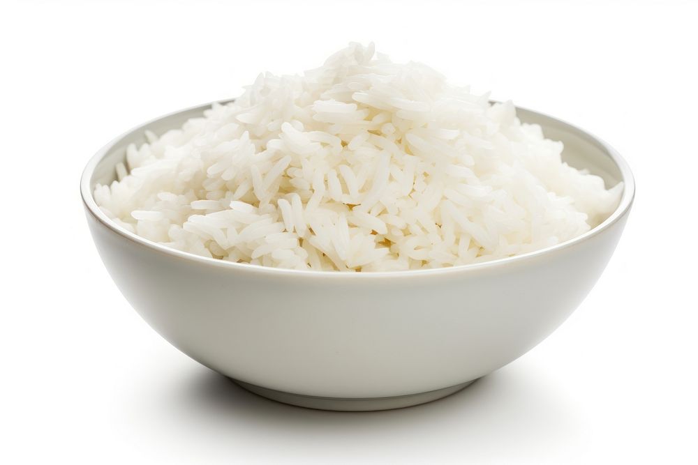 Rice white food bowl. AI generated Image by rawpixel.