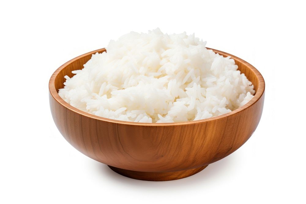 Rice white food bowl. AI generated Image by rawpixel.