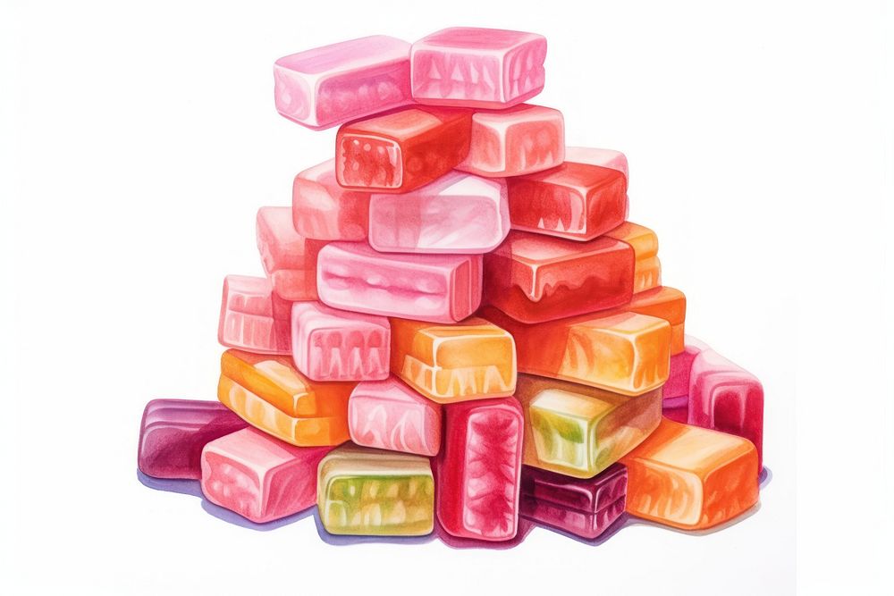 Candy confectionery food text. AI generated Image by rawpixel.