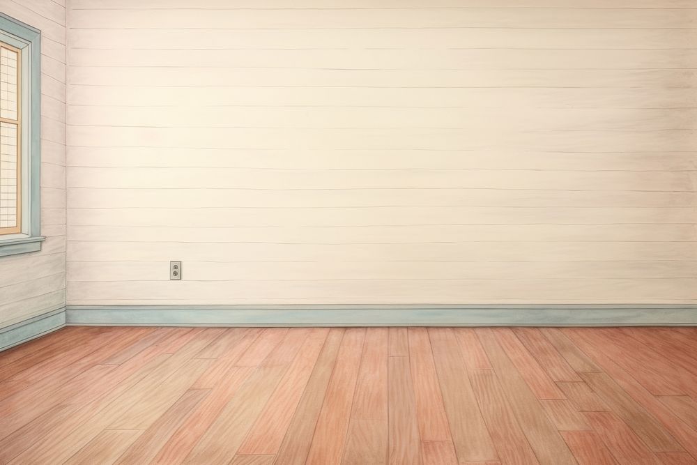 Bedroom flooring hardwood architecture. AI generated Image by rawpixel.