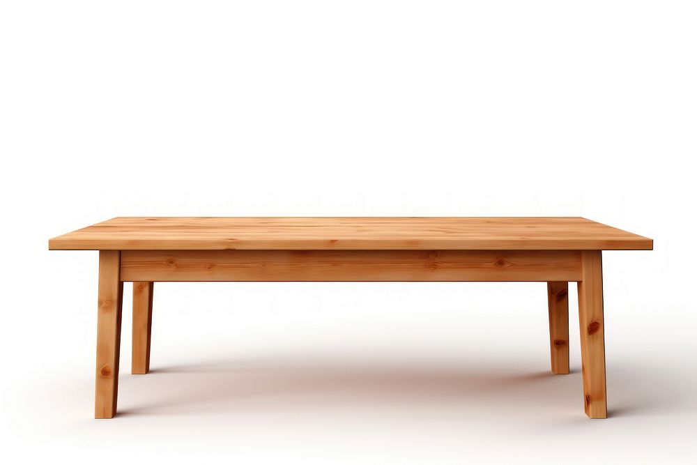 Table furniture bench brown. AI generated Image by rawpixel.