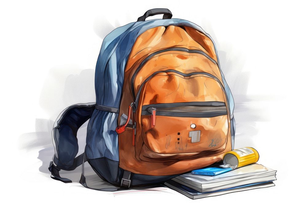 School bag backpack intelligence university. AI generated Image by rawpixel.