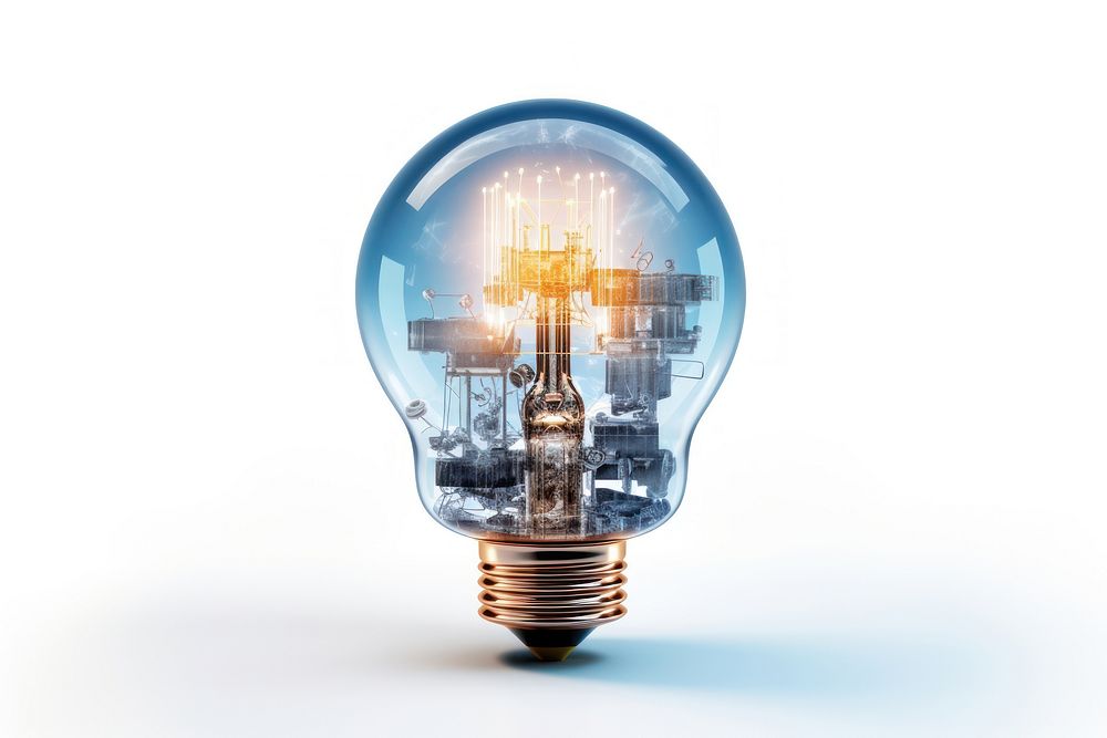 Technology innovation technology lightbulb. AI generated Image by rawpixel.