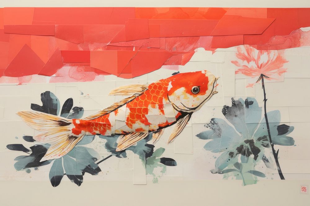 Koi fish animal creativity goldfish. 