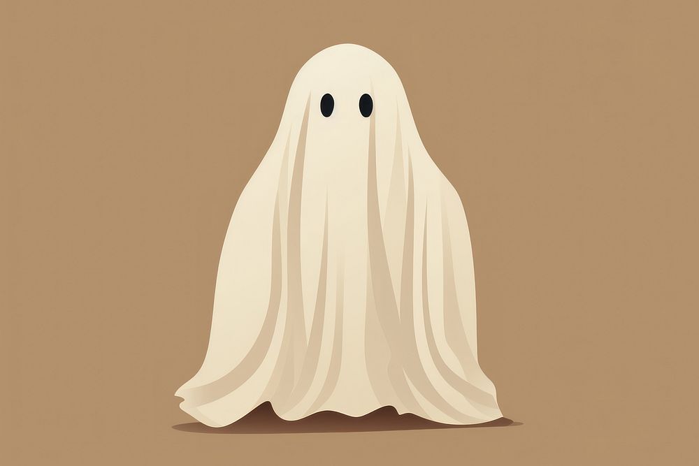 Ghost costumn representation celebration clothing. AI generated Image by rawpixel.
