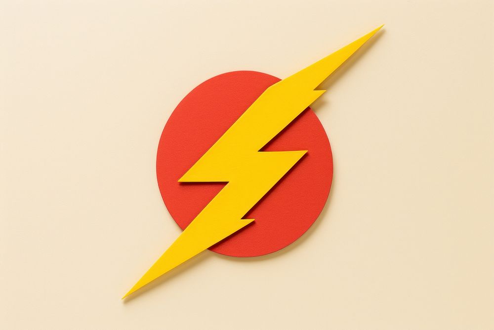 Bolt symbol logo electricity. AI generated Image by rawpixel.