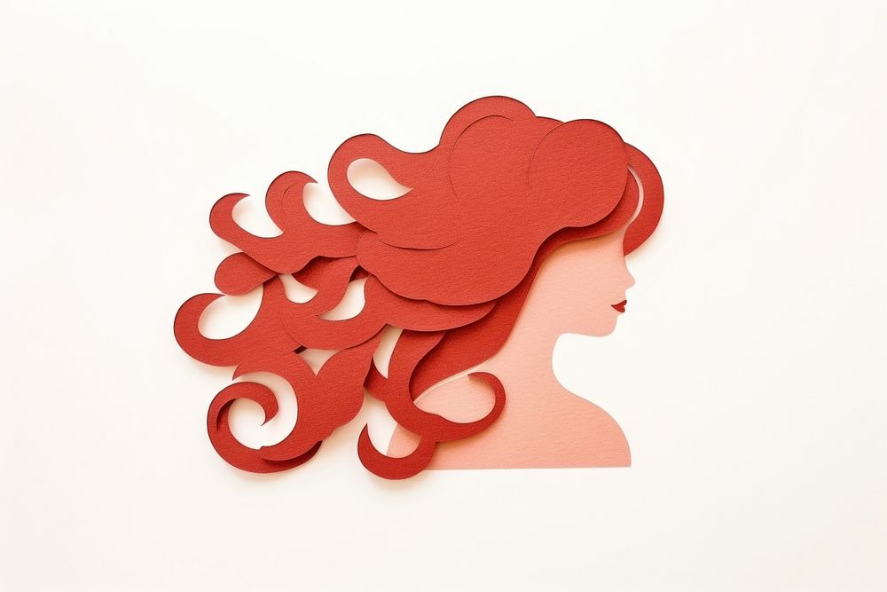 Hair drie white background representation creativity. AI generated Image by rawpixel.