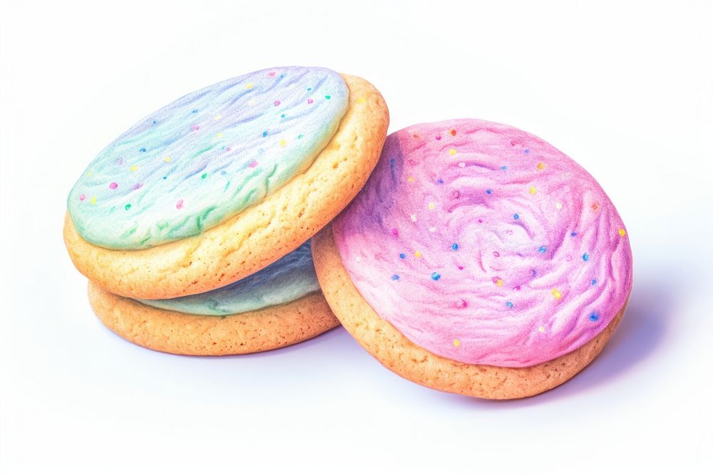 Unicorn cookies dessert icing food. AI generated Image by rawpixel.