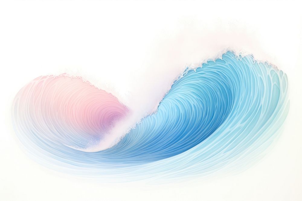 Surf nature sea white background. AI generated Image by rawpixel.