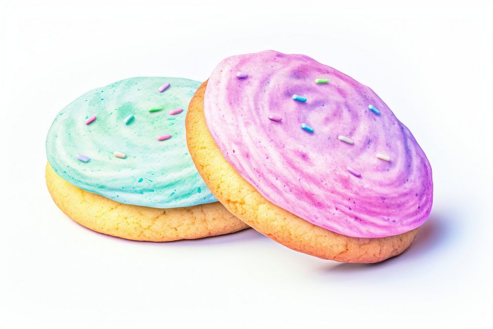 Unicorn cookies dessert icing food. AI generated Image by rawpixel.