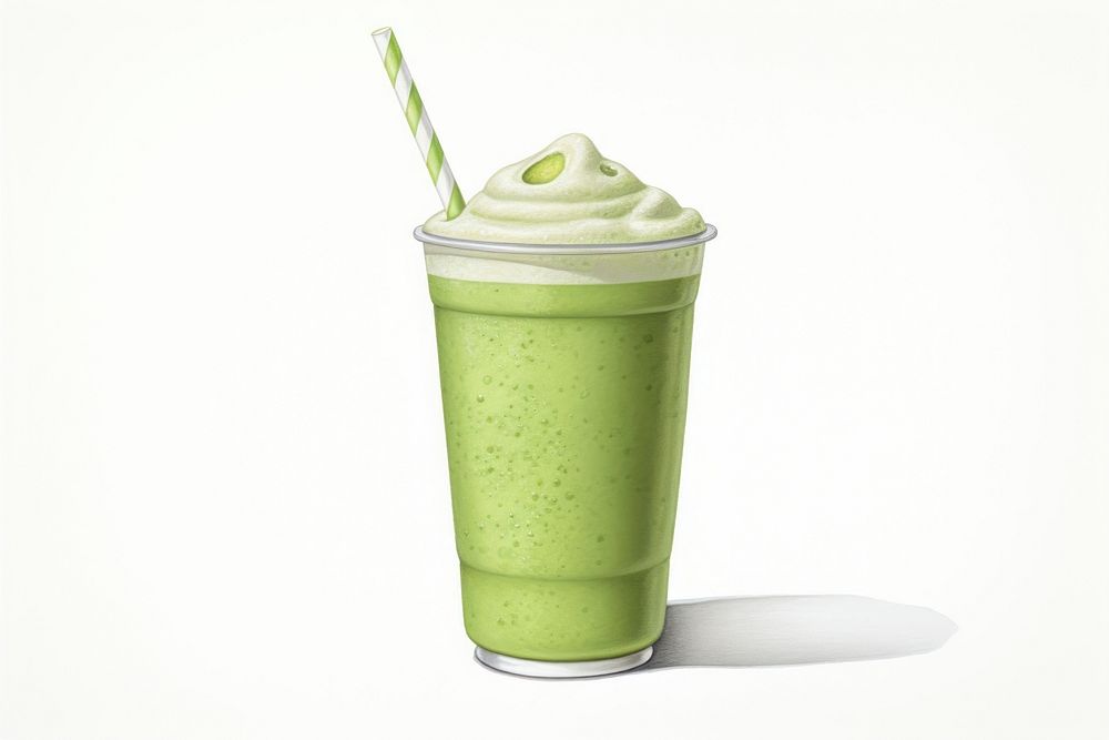 Avocado juice milkshake smoothie drink. AI generated Image by rawpixel.
