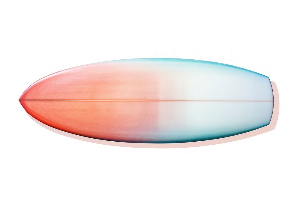 Surfboard red white background recreation. AI generated Image by rawpixel.