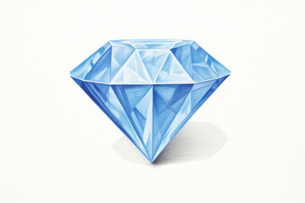 Diamond gemstone jewelry origami. 